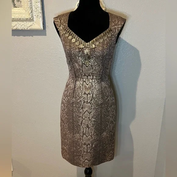 Antonio Melani  Snake Print Dress - Picture 2 of 10